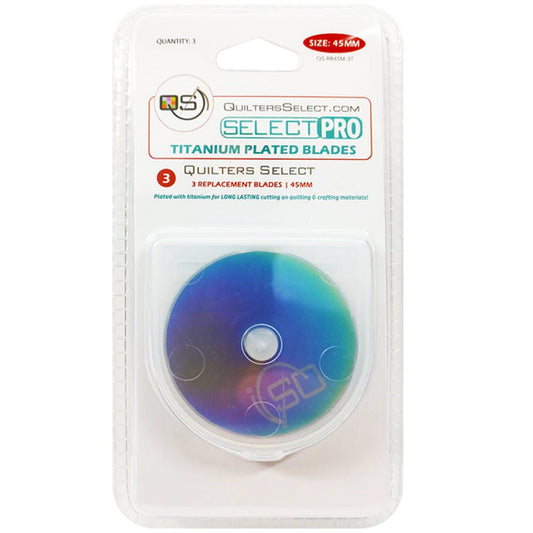 Quilter's Select - Select PRO Titanium 45mm Rotary Blade Replacements (3 pk)