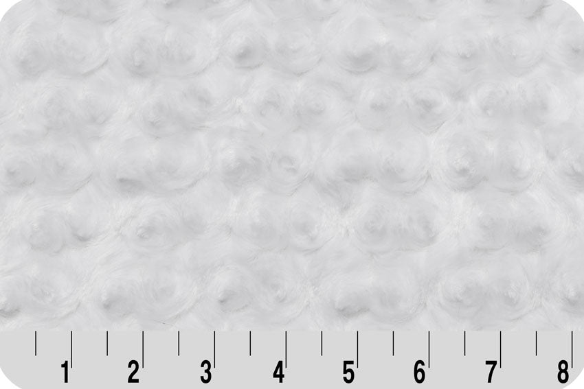 Minky -Luxe Cuddle Rose SNOW From Shannon Fabrics - 60" Wide