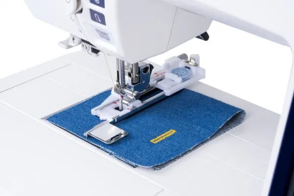 Janome Skyline 7 Anniversary Edition Sewing Machine with AcuFeed Flex System and Extension Table