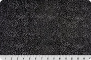 Minky - Sparkle Cuddle Glitter Black/Silver from Shannon Fabrics