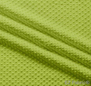 MINKY- Dimple Dots APPLE GREEN from EZ Fabric