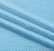 MINKY- Dimple Dots BLUE BELL from EZ Fabric