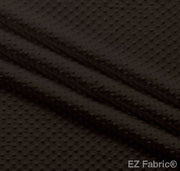 MINKY- Dimple Dots DARK CHOCOLATE from EZ Fabric
