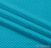MINKY- Dimple Dots DARK TURQUOISE from EZ Fabric