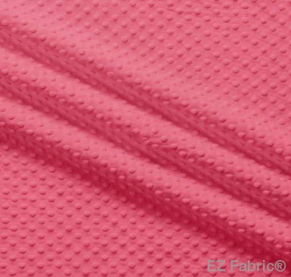 MINKY- Dimple Dots HONEYSUCKLE from EZ Fabric