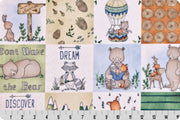 Minky - Sweet Melody Design WILDWOOD Digital Cuddle Multi From Shannon Fabrics - 60" Wide