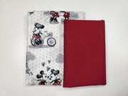 Vintage Mickey and Minnie Mouse Pillow Case Kit