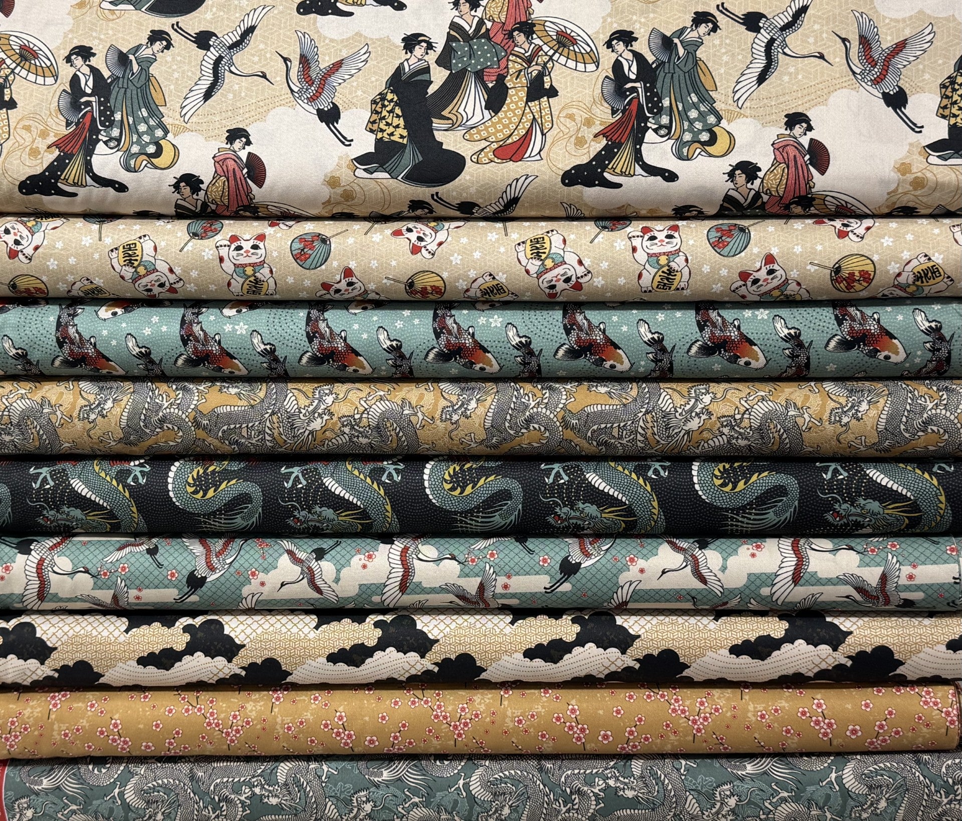Kimono & Koi 16 Half-Yard SUPER Bundle from Paintbrush Studios