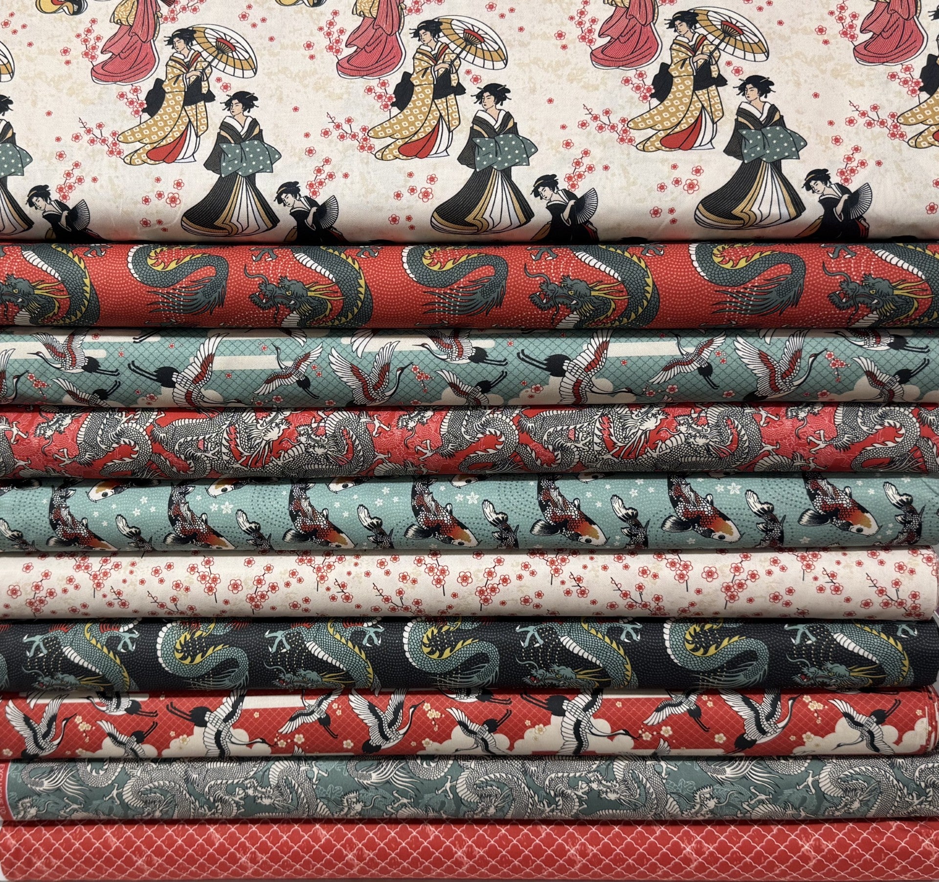 Kimono & Koi 16 Half-Yard SUPER Bundle from Paintbrush Studios