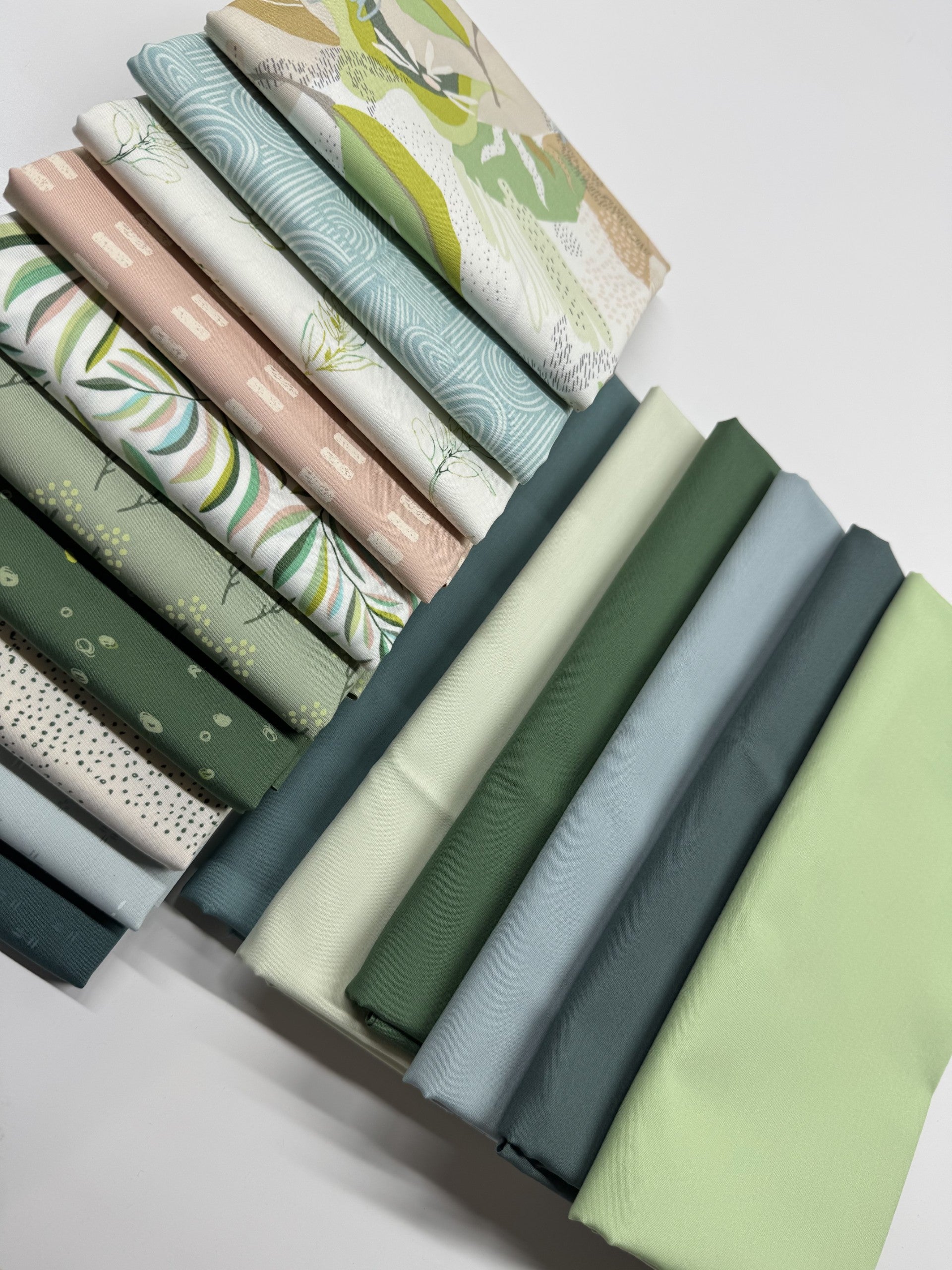 Art Gallery Botanica 16 Half Yard Bundles - 10 from Collection Plus 6 Solid Coordinates