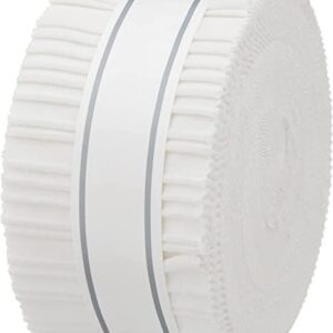 Snow White (Creamy Color)  Kona Jelly Roll - 40 Strips (2.5"x44") from Robert Kaufman