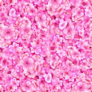 Blossom in Packed Cherry Blossoms Pink from QT Fabrics