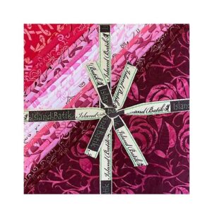 10" Square Layer Cake from Positively Pink Collection by Island Batik