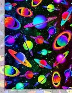 Neon Bright Space From Timeless Treasures