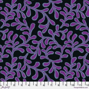 Kaffe Fassett - Twigs on BLACK by the yard from FreeSpirit Fabrics