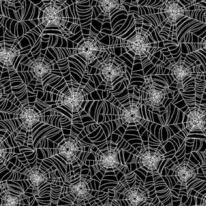Halloween Web in Black From Timeless Treasures