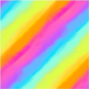 Unicorn Love Digital Ombre' Rainbow Stripe Multi Color for Clothworks
