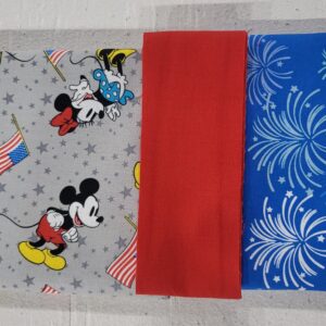 Tossed Mickey Mouse on Grey Pillow Case Kit - Instructions Included
