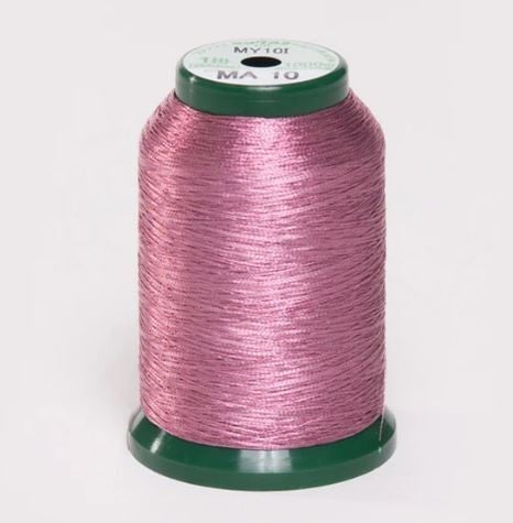 Metallic CARNATION PINK Thread from KingStar- 1000m Spool - MA10 ...