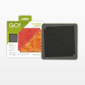 ACCUQUILT GO! HALF SQUARE TRIANGLE DIE (4 1/2″ FINISHED SQUARE)  55397