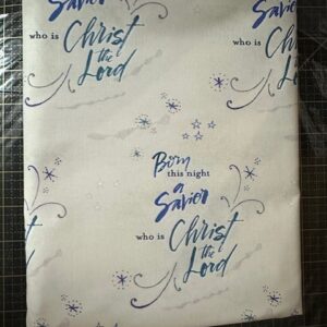 Christmas Words - 2 yard Cut - 100% Cotton Fabric