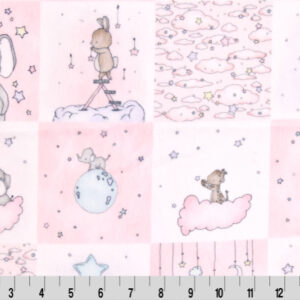 Minky- Sweet Melody Design Sweet Dreams Digital Cuddle® Pink